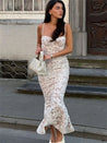 Lace Bodycon Midi Dress