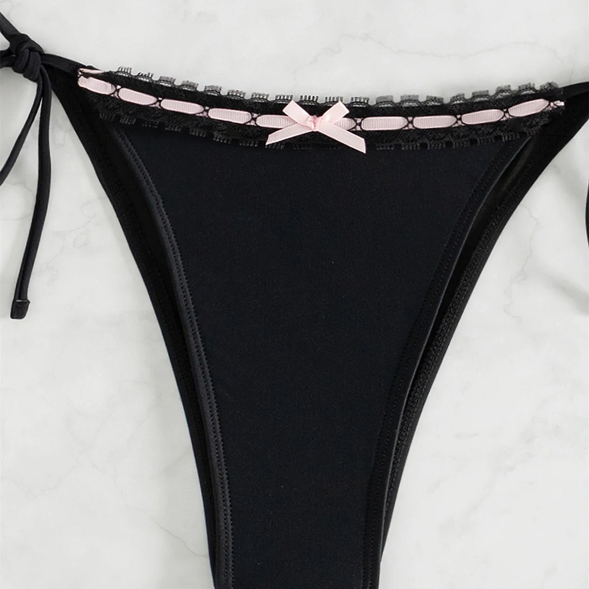 Lace Bow Bikini Set