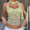 Lace Halter Top