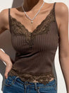 Lace Trim Cami Top