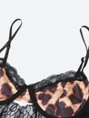 Leopard Lace Bra Top