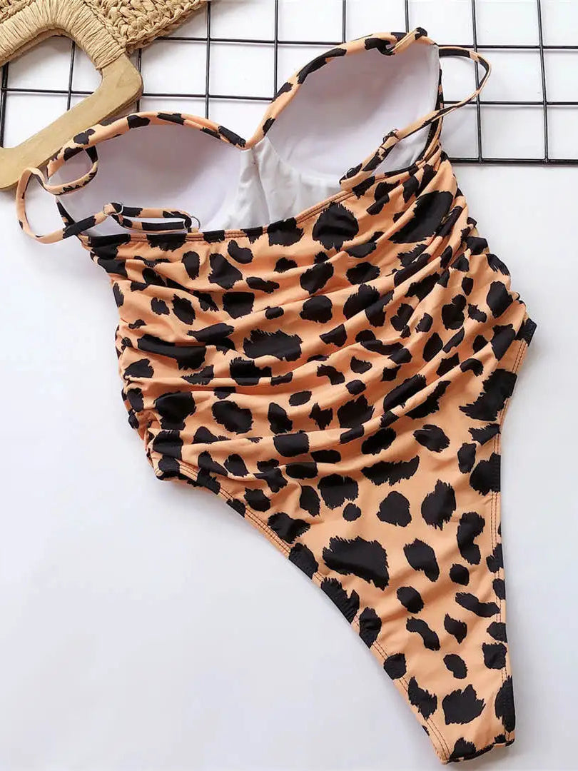 Leopard One Piece Swimsuit