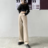 Light Academia High Waist Denim Pants