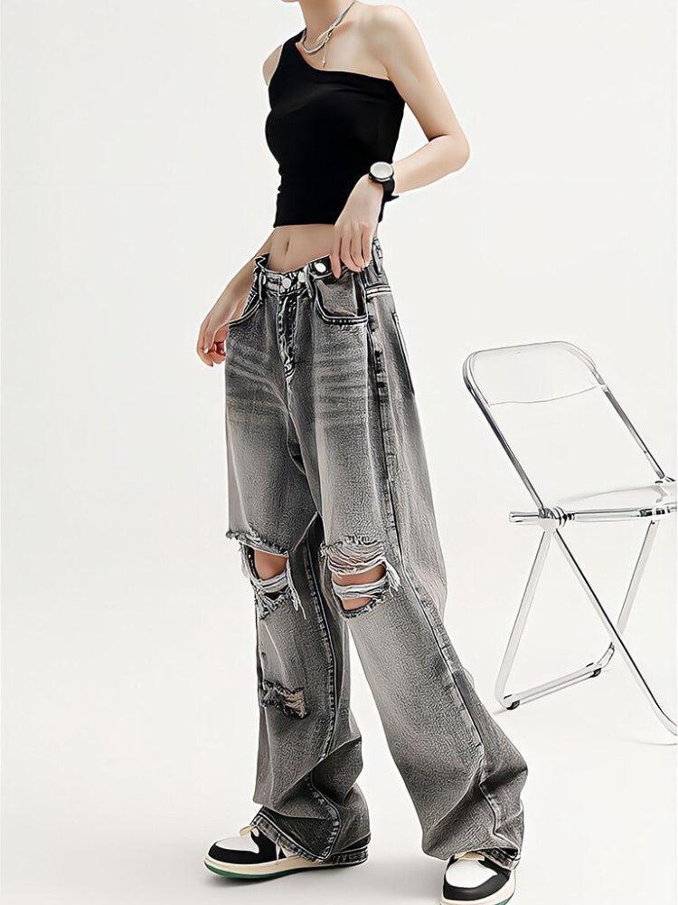 Women's Ripped Jeans | Grunge & Baddie | Litlookz Studio