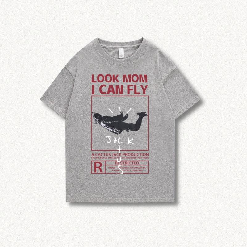 Travis Scott Look Mom I Can Fly Documentary Tee Black Large