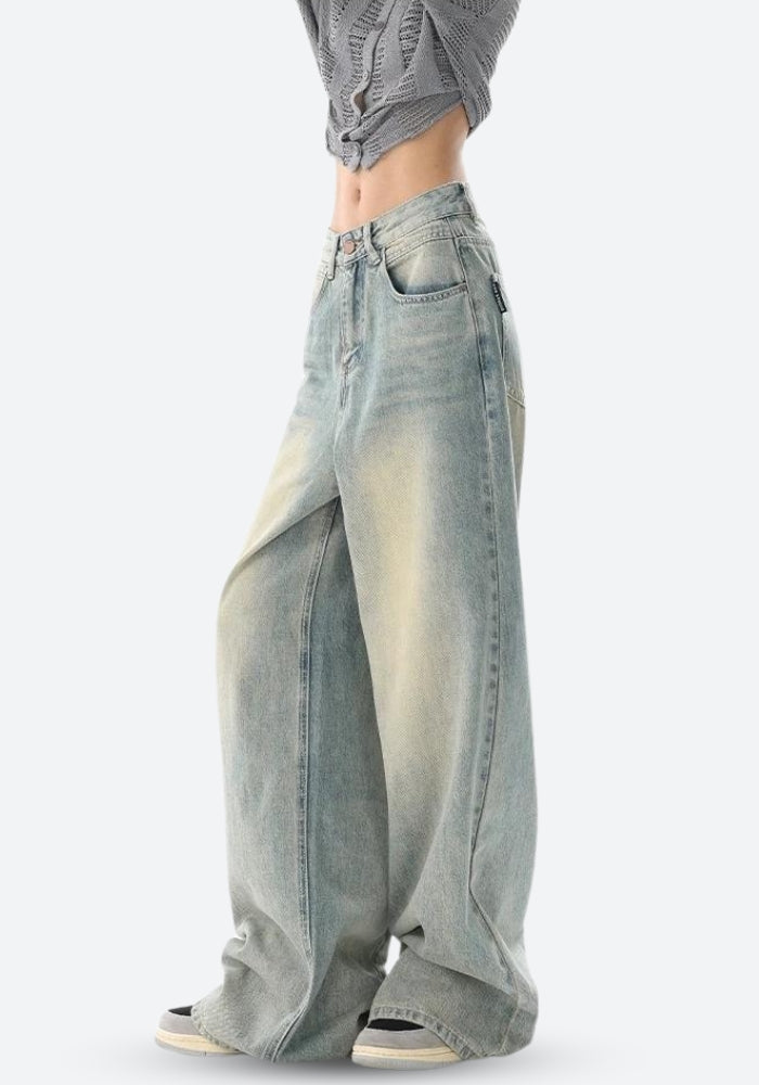 Low Rise Baggy Denim Jeans
