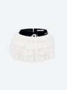 Low Rise Layered Mini Skirt