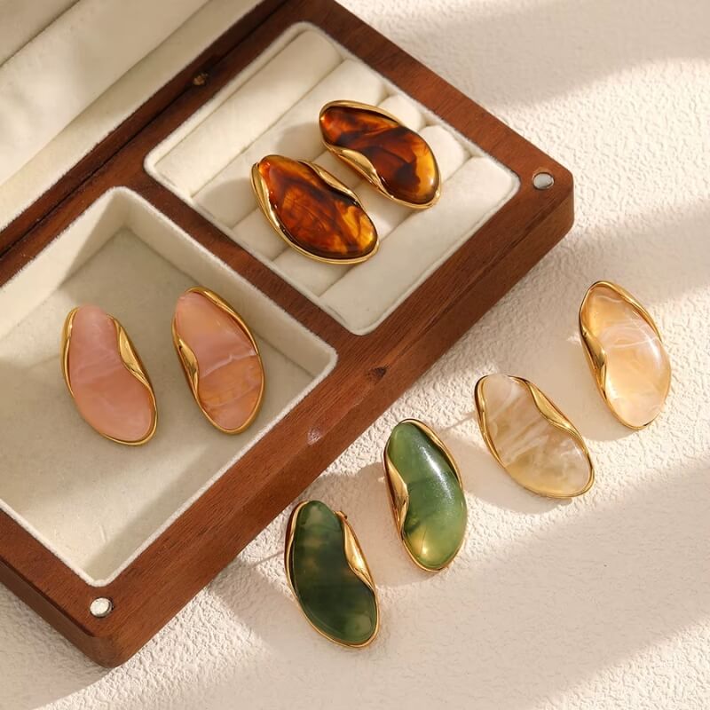 Beautiful Marble Rings Shop Marble Stone Ring - Litlookz Studio
