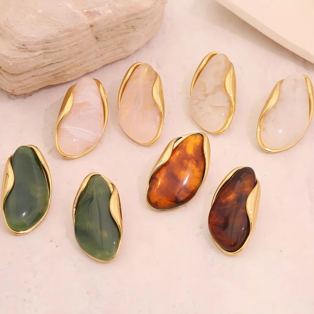 Beautiful Marble Rings Shop Marble Stone Ring - Litlookz Studio