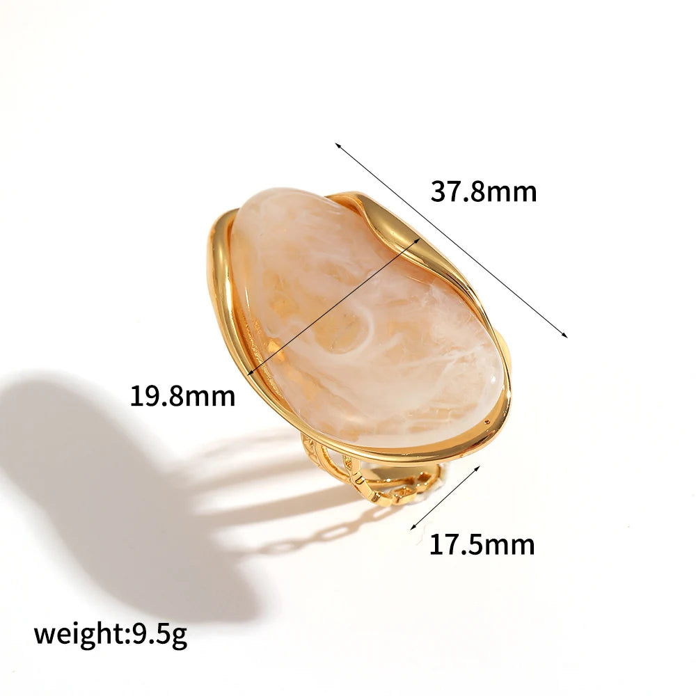 Marble Stone Ring