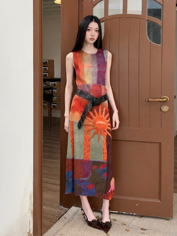 Marrakech Sun Maxi Dress