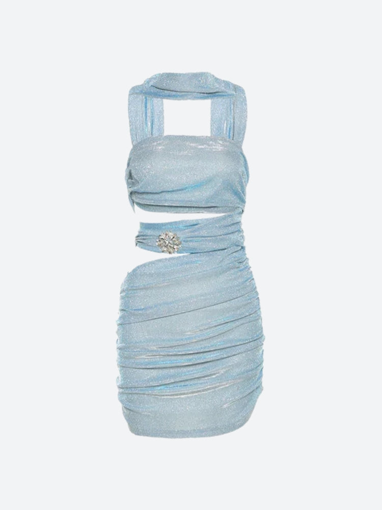mermaid inspired mini dress Mermaidcore Glitter Mini Dress
