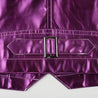 Metallic Fuchsia Faux Leather Jacket