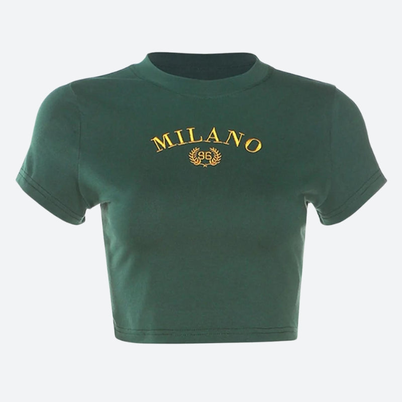 Milano Ribbedtee Milano Tee - Litlookz Studio