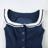 Nautical Button Mini Dress