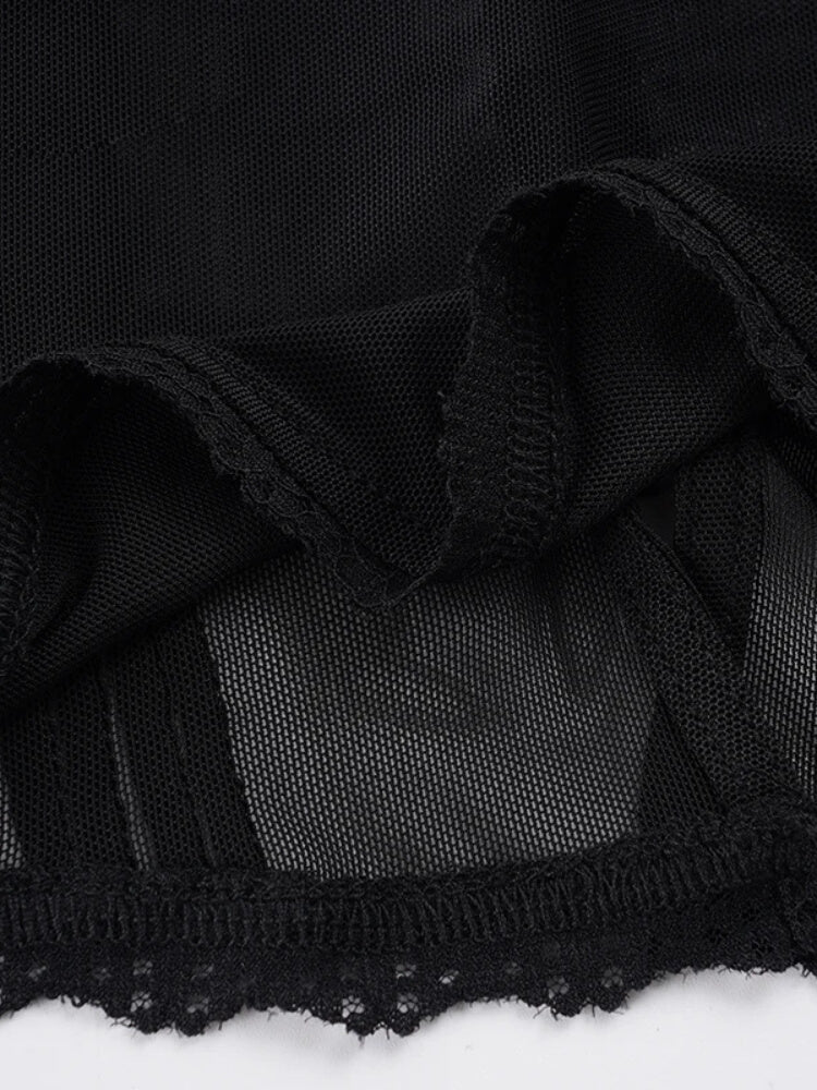 Noir Sheer Blouse