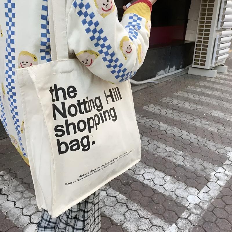 Notting Hill Canvas Tote Bag