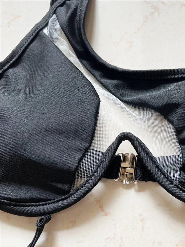 One-Shoulder Bikini Set