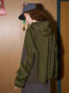 Oversized Fleece Zip-Up Jacket