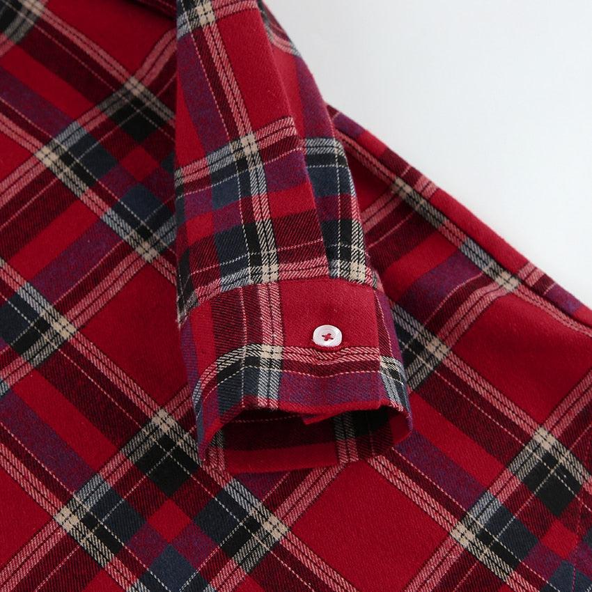 Oversized Plaid Shirt - Litlookz Studio