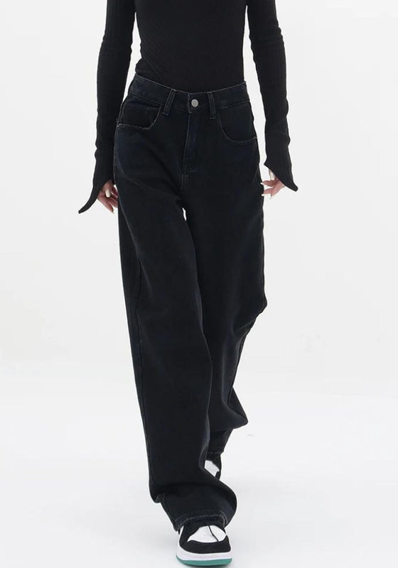 Patch Pocket Stitch Detail Flare Leg Jeans