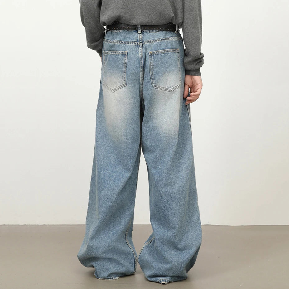 Shop Patchwork Wide Jeans - Litlookz Studio