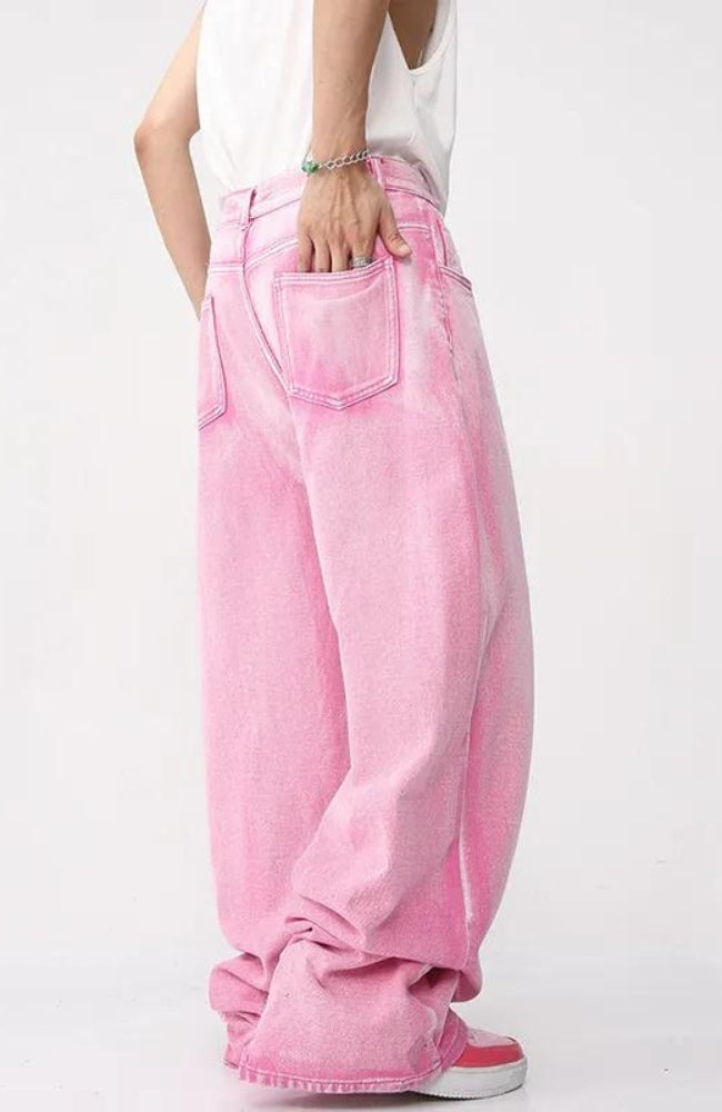 Litlookz Studio Pink Denim Jacket & Pants Two Piece Set