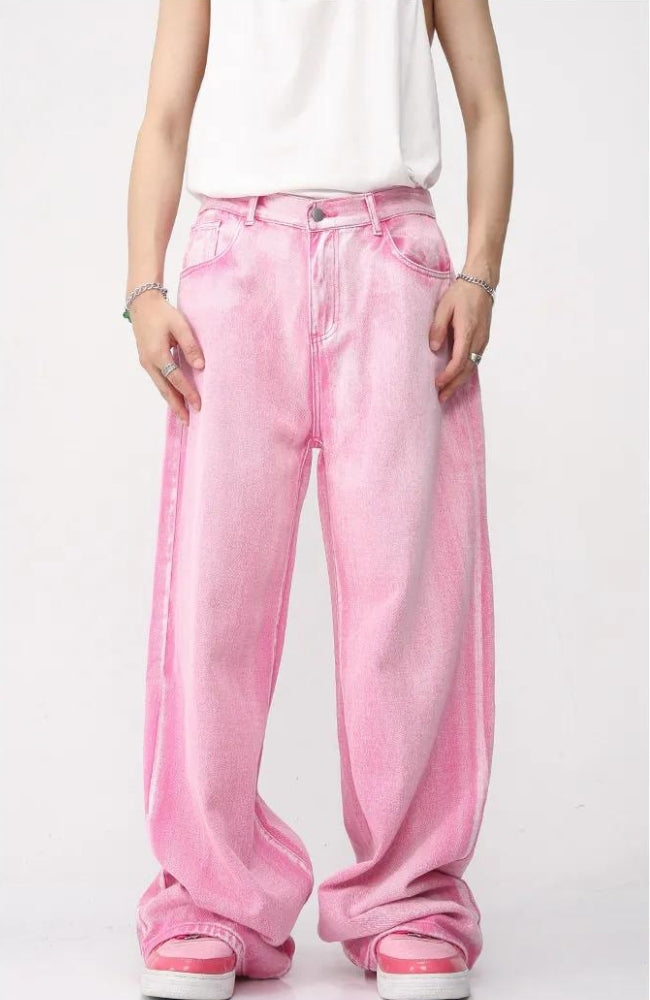 Litlookz Studio Pink Denim Jacket & Pants Two Piece Set