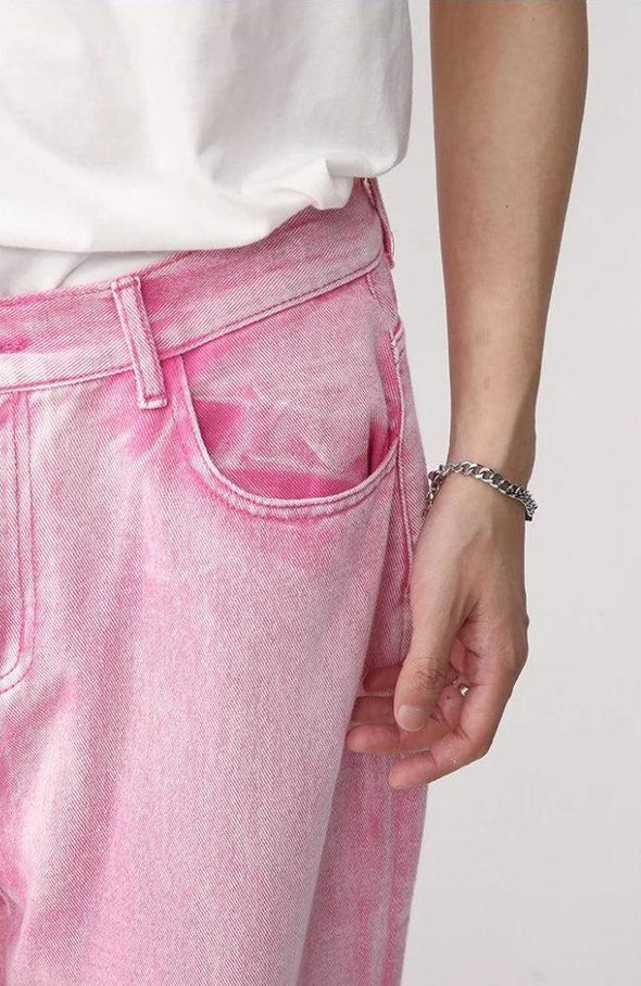 Rahigo - Two Piece Jam Pant Set With Pink Trim - Pink