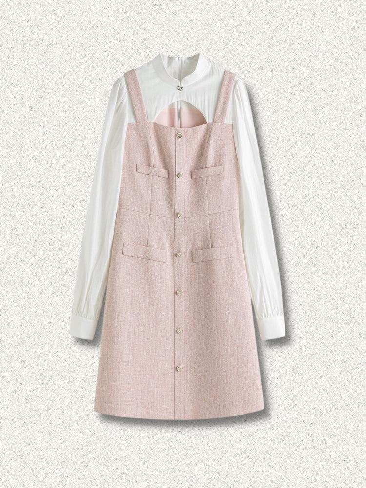 Pink Preppy Mini Dress - Litlookz Studio Pink Preppy Mini Dress - Litlookz Studio