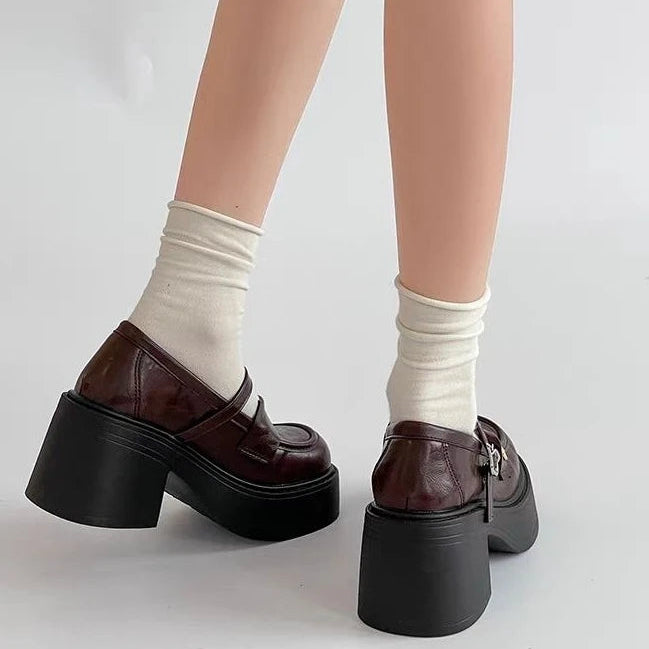Platform Mary Jane Heels