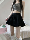 Pleated Mini Skort