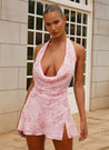 Plunge Mini Dress