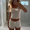 Pointelle Two Piece Pajama Set