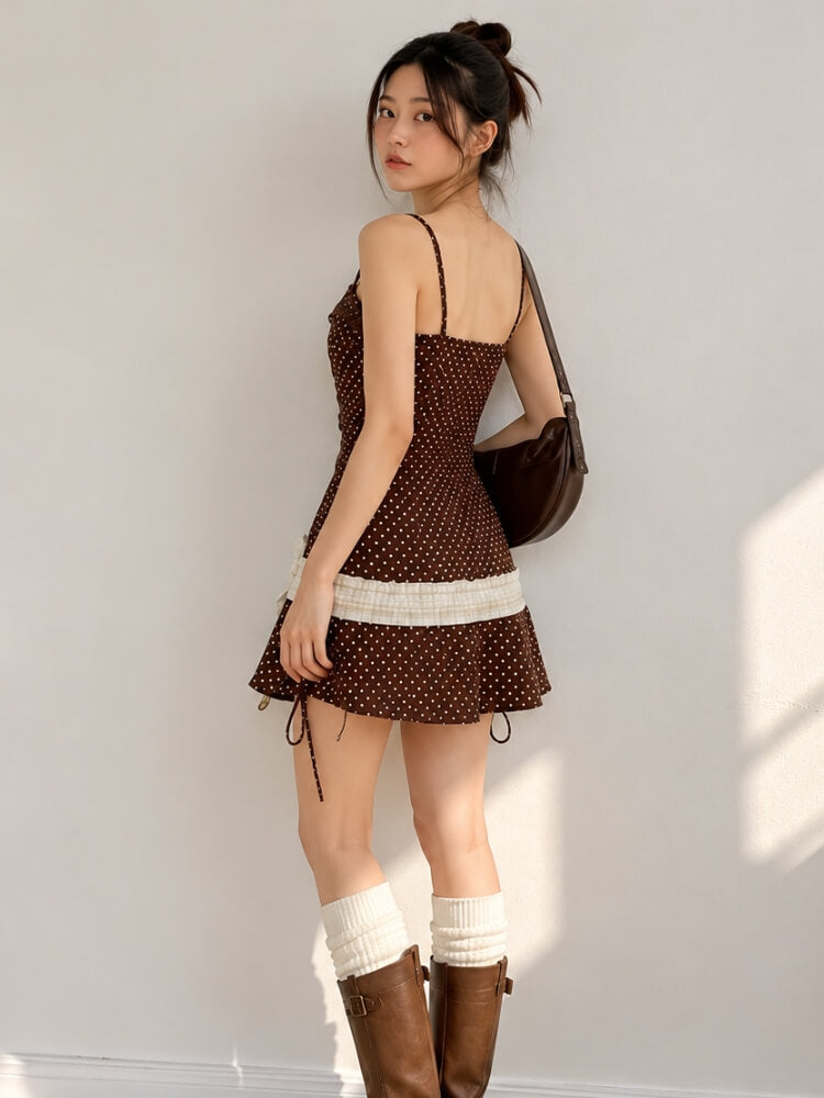 Polka Cami Mini Dress
