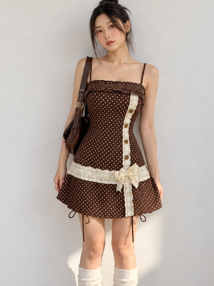 Polka Cami Mini Dress