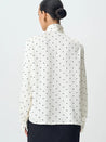 Polka Dot Long Sleeve Blouse
