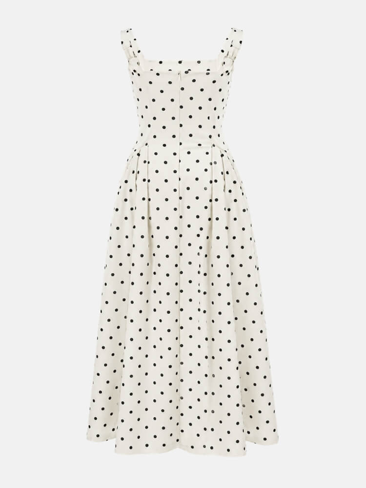 Polka Dot Maxi Dress