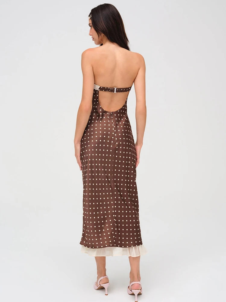 Polka Dot Midi Dress
