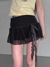 Polka Dot Mini Skirt