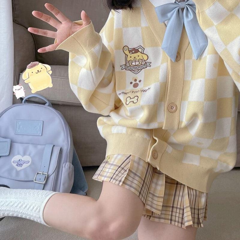Pompurin Buttoned Yellow Cardigan