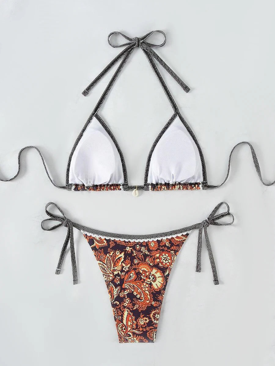 Porcelain Bikini Set
