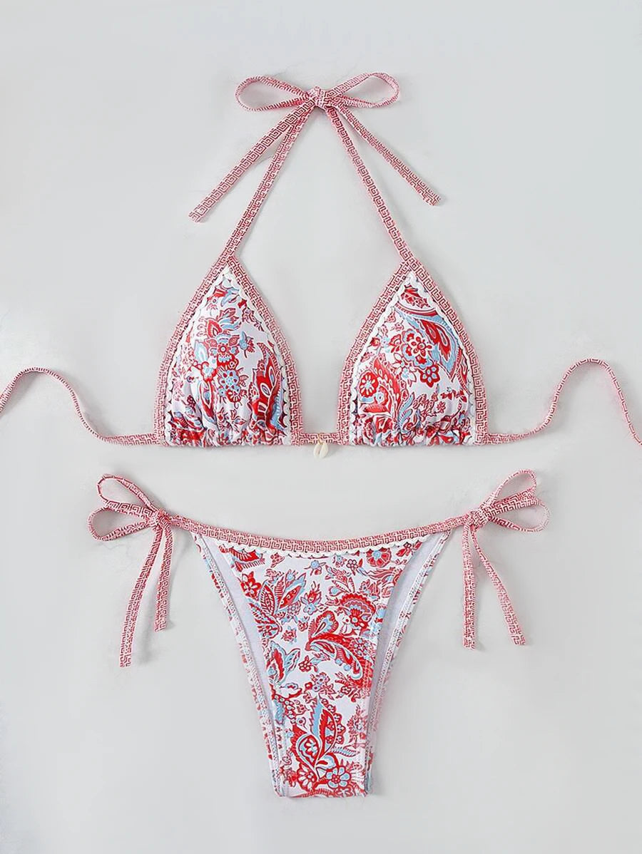 Porcelain Bikini Set
