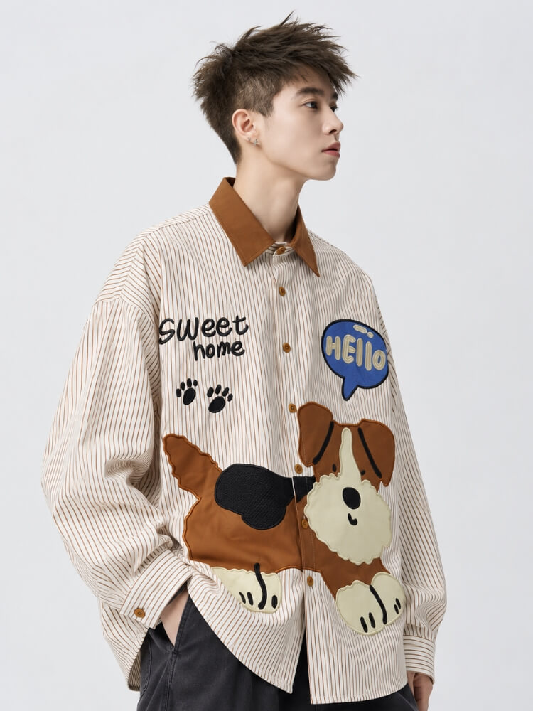 Puppy Oversized Shirt