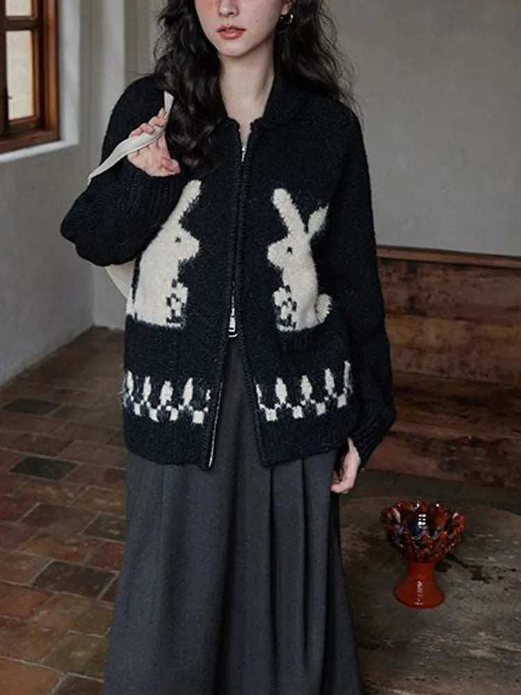 Rabbit cardigan deals