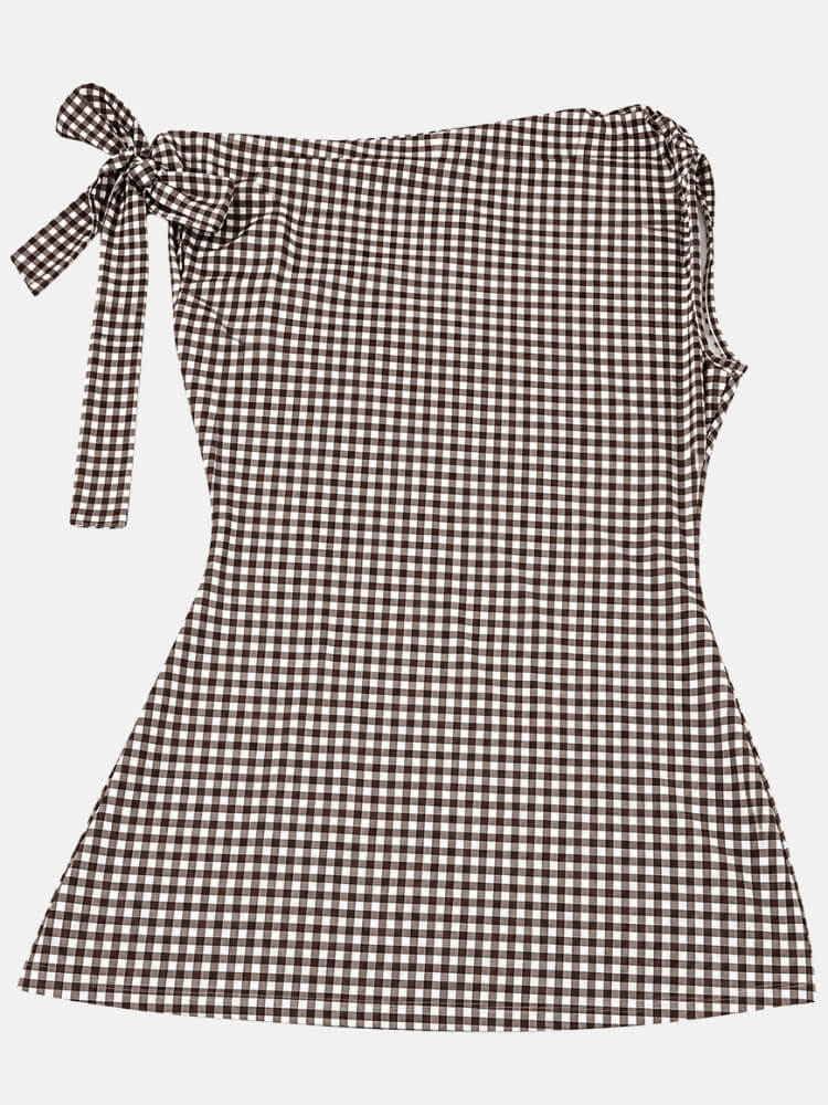 Retro Picnic Mini Dress