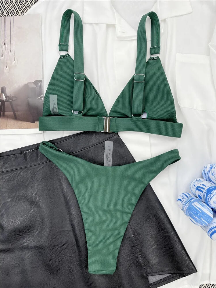 Ribbed Bikini Set