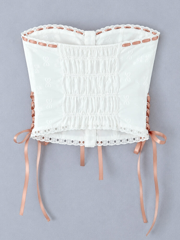 Ribbon Embroidered Top