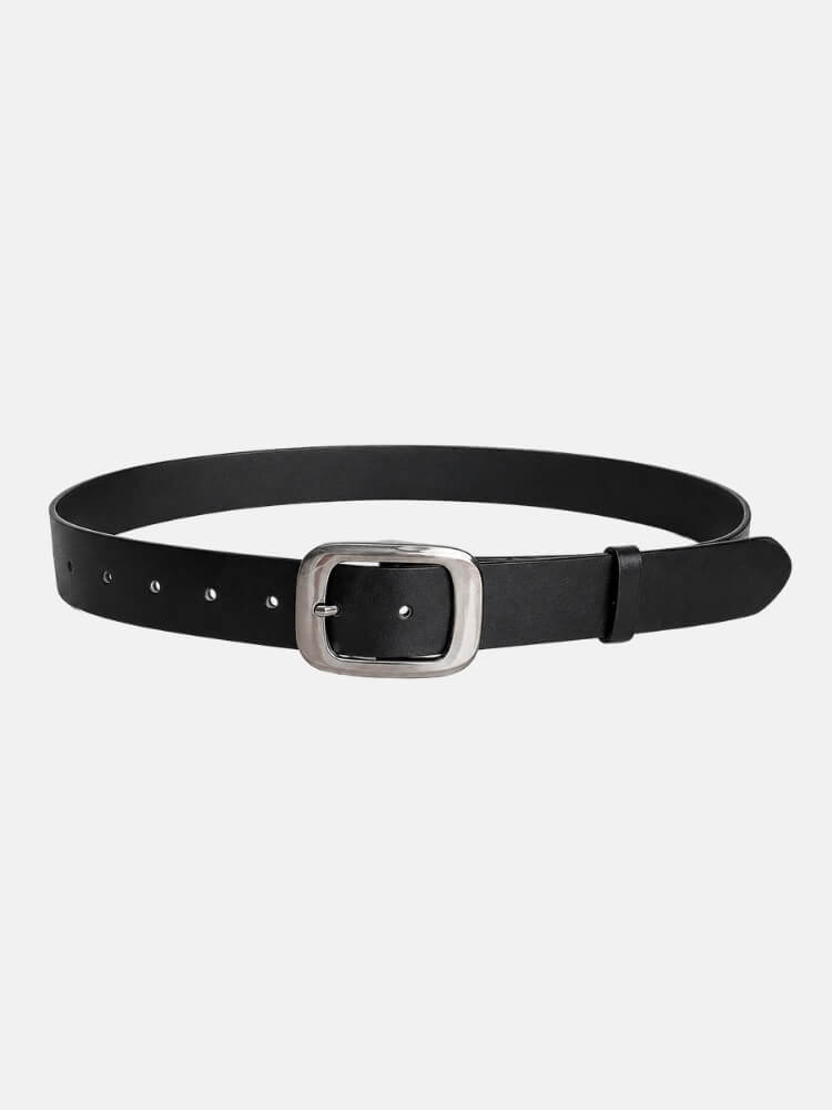Rounded Buckle Belt