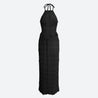 Ruched Backless Top & Maxi Skirt Two Piece Set